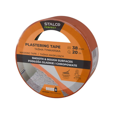 Taśma tynkarska 38mmx20m pomarańczowa S-38461 STALCO