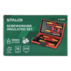 Wkrętaki elektrotechniczne 12 elementów (STAL CRV 1000V) S-12288 STALCO