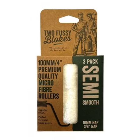 Wkład wałka malarskiego 100mm mikrofibra 10mm zapas 3szt MF-100-10-3PK TwoFussyBlokes