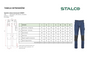 Spodnie robocze jeansowe XL Danny S090181004 STALCO