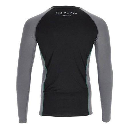 Bielizna termoaktywna koszulka męska SKYLINE czarna STALCO