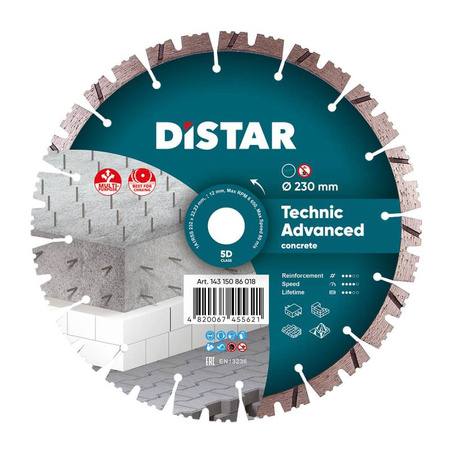 Tarcza diamentowa Technic Advanced. śr.230mm. 14315086018 Di-Star