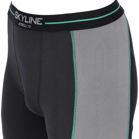 Bielizna termoaktywna kalesony SKYLINE czarne STALCO