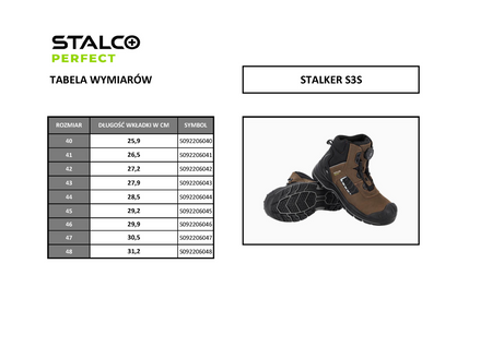 Buty trzewiki skórzane STALKER S3 PERFECT STALCO