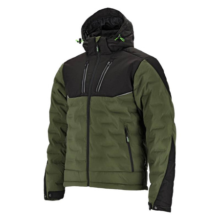 Kurtka ocieplana męska LOGAN J oliwkowy S PERFECT S-79424 STALCO